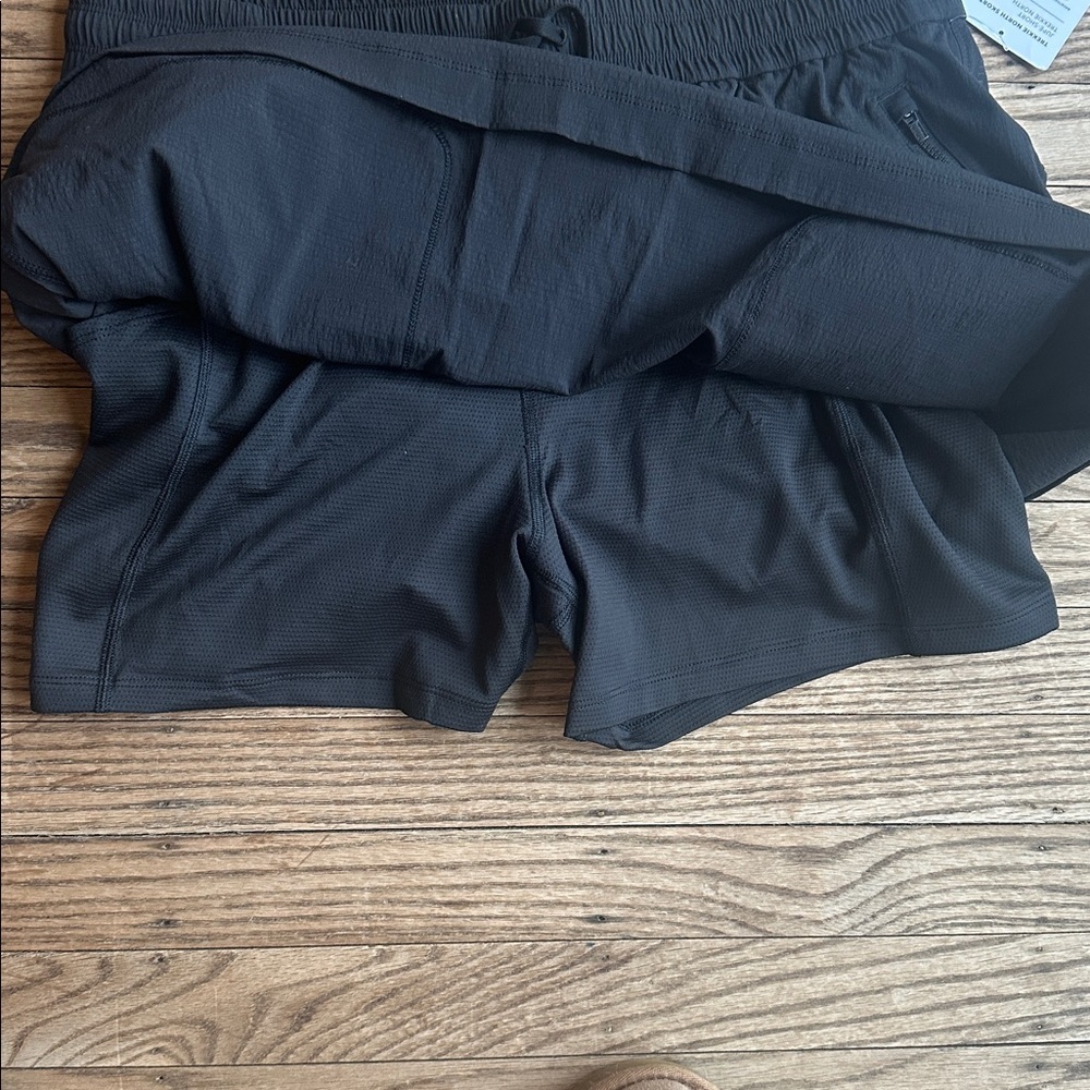 Athleta Trekkie North Skort in black Hiking tennis pickleball large NWT - Picture 9 of 10